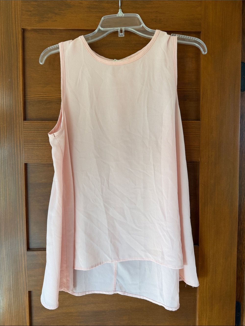 Nordstrom Adrienne Light Pink Sleeveless Women's Blouse Medium